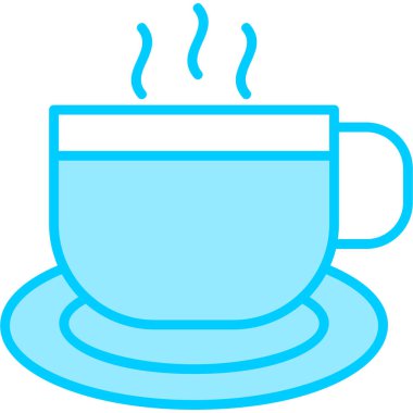 Çay. Web simgesi basit illüstrasyon