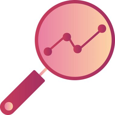 Analizler. Web simgesi basit illüstrasyon