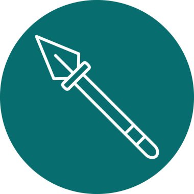 kılıç simgesi vektör illüstrasyonu