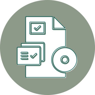 Modern markalaşma simgesinin vektör çizimi