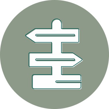 Modern İmza Panosu simgesinin vektör çizimi