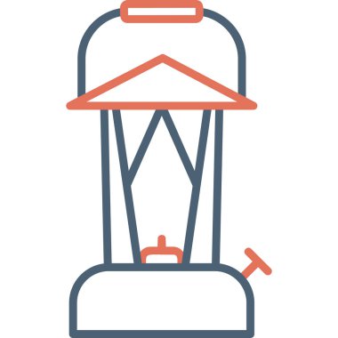 Gökyüzü feneri modern simge, vektör illüstrasyonu