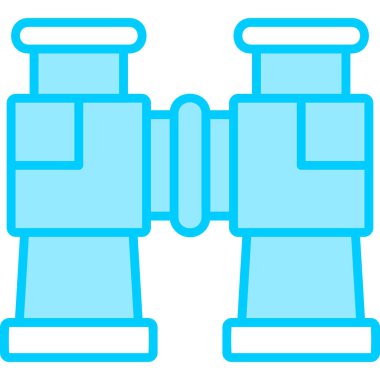 Dürbün. Web simgesi basit tasarım