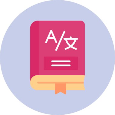 Kitap. Web simgesi basit illüstrasyon