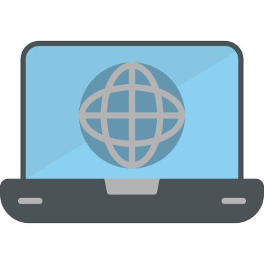 genel internet vektör renk simgesi