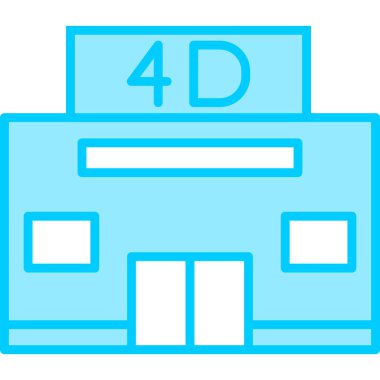 Depo. Web simgesi basit illüstrasyon