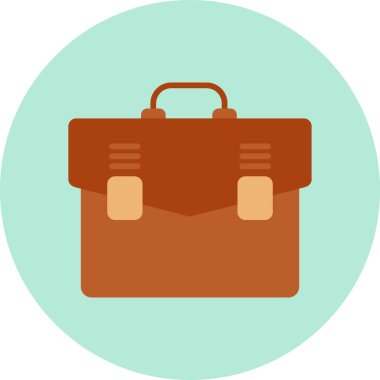 Çanta. Web simgesi basit illüstrasyon 