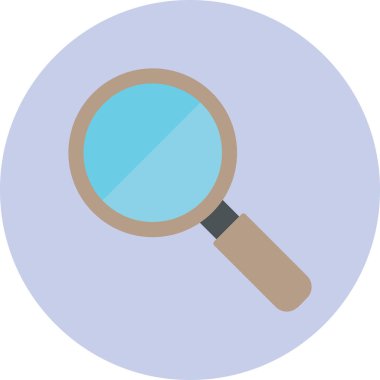 Arama simgesi vektör illüstrasyonu