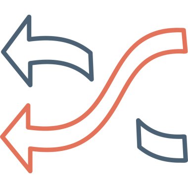 Web simgesini tazele, karıştır basit illüstrasyon