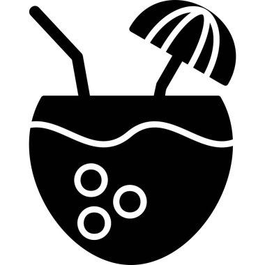 içecek simgesi, vektör illüstrasyonu 