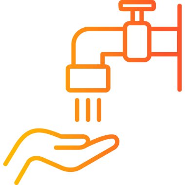 su musluğu vektör simgesi