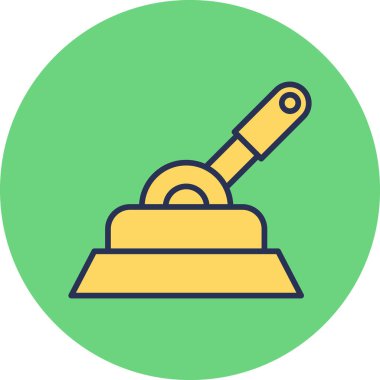 Basit illüstrasyon levye web simgesini kontrol et