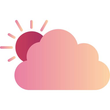 vector cloud technology icon illustration