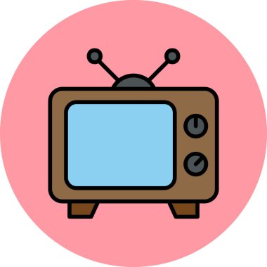 Television icon modern vector illustration