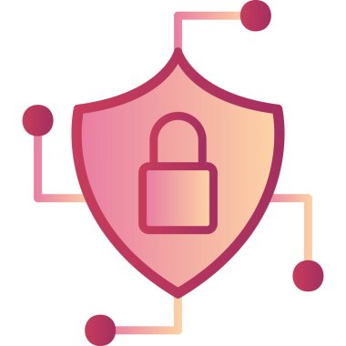 kalkan simgesi, vektör illüstrasyonu basit tasarım