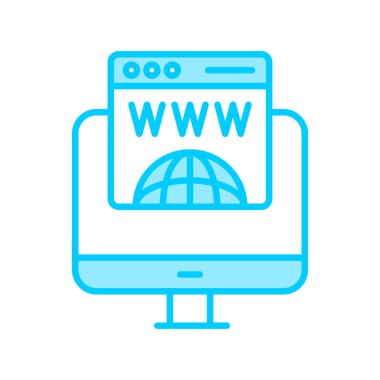 vector illustration of abstract website