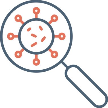 Virus Search icon modern vector illustration