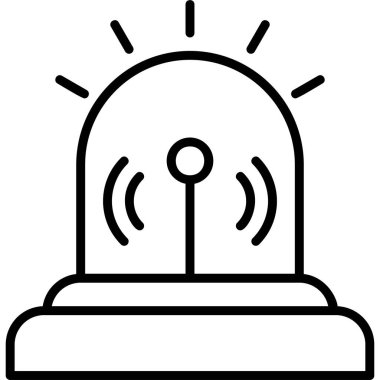 Kablosuz. Web simgesi basit illüstrasyon