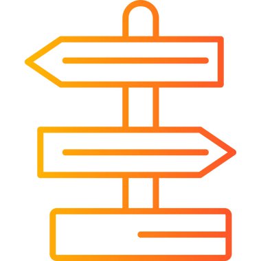 Modern İmza Panosu simgesinin vektör çizimi