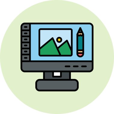 Modern simge vektör çizimi tasarla