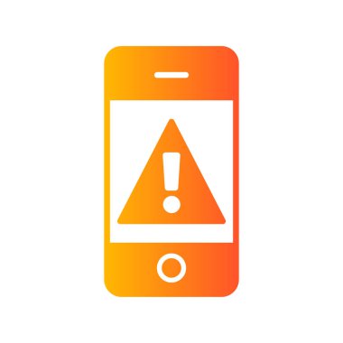 akıllı telefon simgesi vektör illüstrasyonu