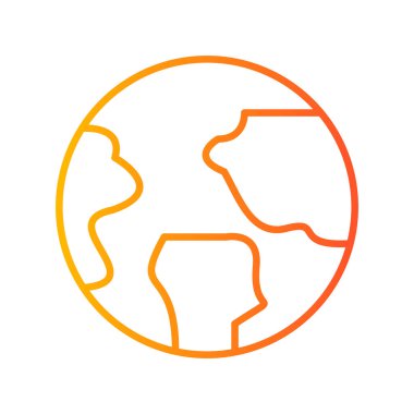 Gezegen simge vektör çizim