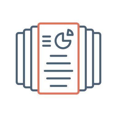 Modern kontrol listesi simgesinin vektör illüstrasyonu