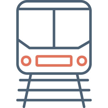 illustration of locomotive train wagon on railroad