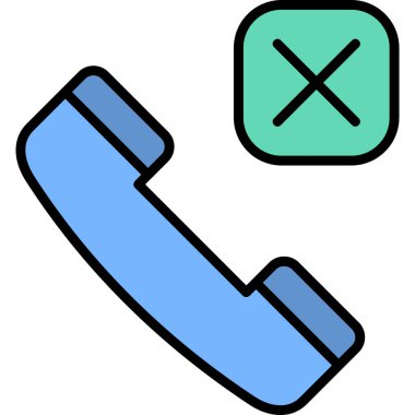 - Telefon. Web simgesi basit illüstrasyon