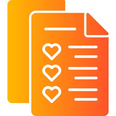 Kalp. Web simgesi basit illüstrasyon