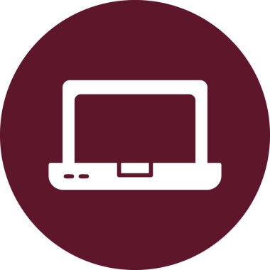 Bilgisayar. Web simgesi basit illüstrasyon