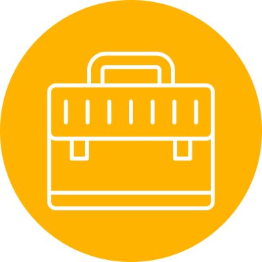 Çanta. Web simgesi basit illüstrasyon 