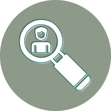 Asker ikonu vektör illüstrasyonuName