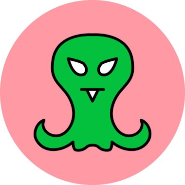 Astronomi. Web simgesi basit illüstrasyon