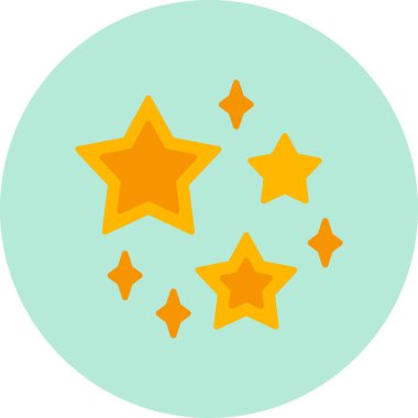 yıldız simgesi, vektör çizimi