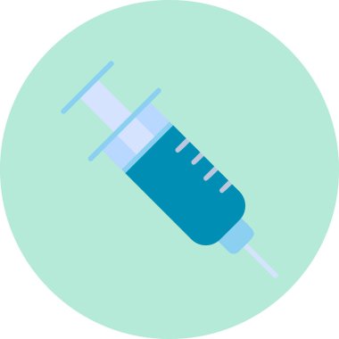 Şırınga. Web simgesi basit illüstrasyon