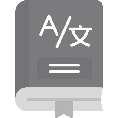 Kitap. Web simgesi basit illüstrasyon