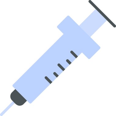 Şırınga. Web simgesi basit tasarım