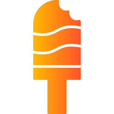 dondurma. düz tasarım 