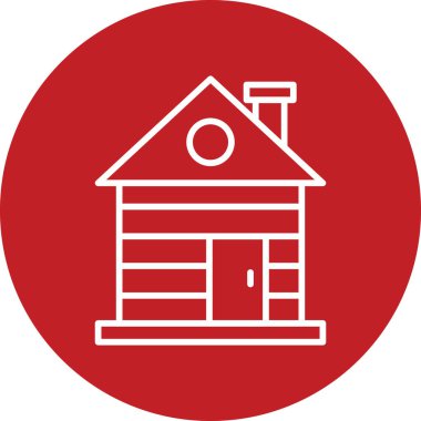 Ahşap Kulübe, kulübe grafik çizimi 