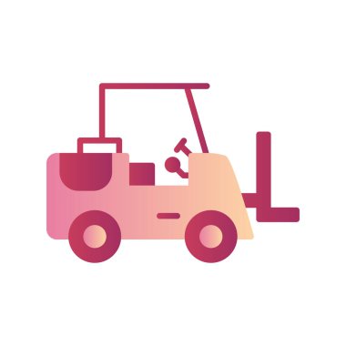 araç web simgesi basit illüstrasyon