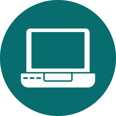 Bilgisayar. Web simgesi basit illüstrasyon