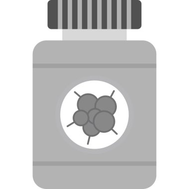 Şişe. Web simgesi basit illüstrasyon 