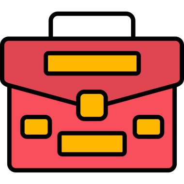 Portföy. Web simgesi basit illüstrasyon