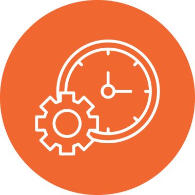 Time Manager icon modern vector illustration