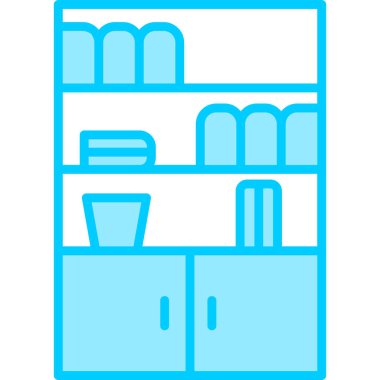 Modern ofis binasının vektör çizimi