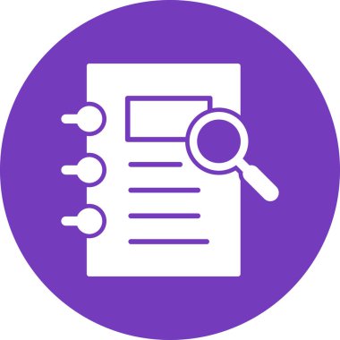 Not defteri web simgesi, vektör çizim