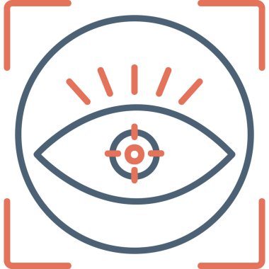 Vision icon modern vector illustration