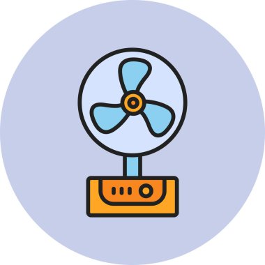 Hayran. Web simgesi vektör illüstrasyonu 