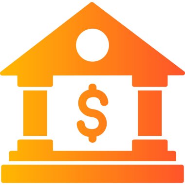 Bank icon modern vector illustration